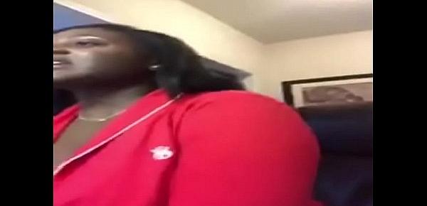  black woman streaming almost naked on periscope